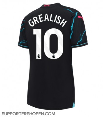 Manchester City Jack Grealish #10 Tredje Matchtröja Dam 2023-24 Kortärmad